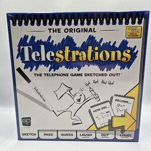 New The Original TELESTRATIONS The Telephone Game Sketched Out Party Game Sealed